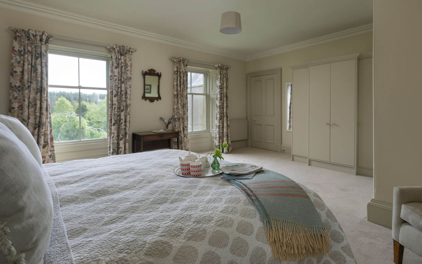 Master Bedroom in Crookham Eastfield FArmhouse