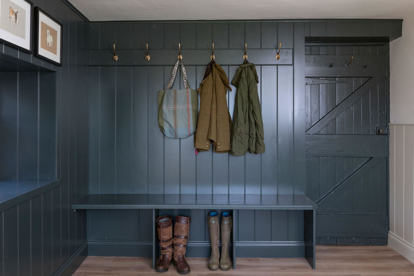 Large bootroom in Crookham Eastfield Farmhouse, holiday home in Northumberland